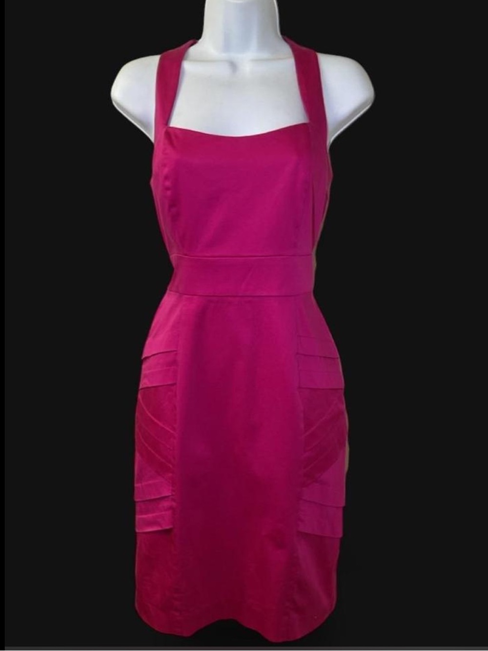 Calvin Klein Fuchsia Halter Sheath Dress